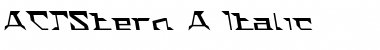 ACTStern Italic Font