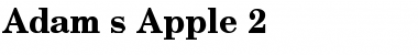 Adam's Apple 2 Font