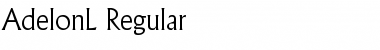 AdelonL Regular Font