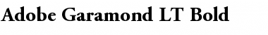 AGaramond LT Bold Font