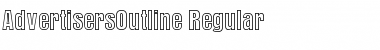 AdvertisersOutline Regular Font