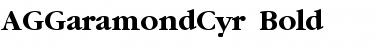 AGGaramondCyr Bold Font