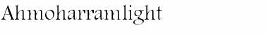 Ah-moharram-light Regular Font