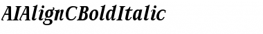 AIAlign Italic Font