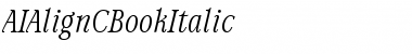 AIAlign Italic Font