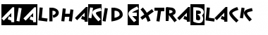 AIAlphaKid Regular Font