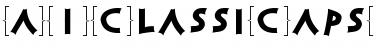 Download AIClassiCapsF Font