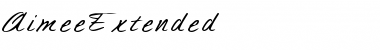 AimeeExtended Regular Font