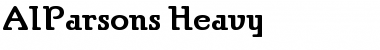 AIParsons Heavy Font