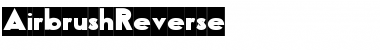 AirbrushReverse Regular Font
