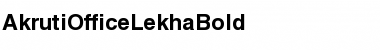 AkrutiOfficeLekha Bold Font