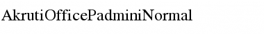 Download AkrutiOfficePadmini Font