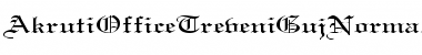 Download AkrutiOfficeTreveniGuj Font