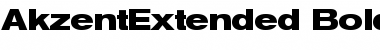 Download AkzentExtended Font