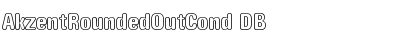 Download AkzentRoundedOutCond DB Font