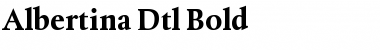 Albertina Dtl Bold Regular Font