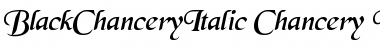 Download BlackChanceryItalic Font