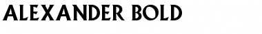 Alexander Bold Font