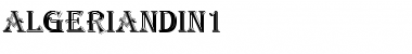 AlgerianDIn1 Regular Font