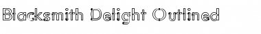 Blacksmith Delight Outlined Regular Font