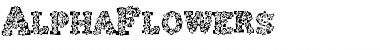 AlphaFlowers Regular Font