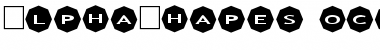 Download AlphaShapes octagons 2 Font