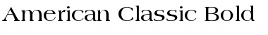 Download American Classic Font