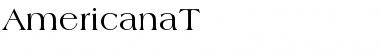 AmericanaT Regular Font