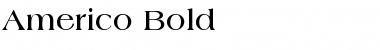 Americo Bold Font