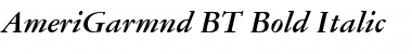 Download AmeriGarmnd BT Font