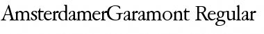 AmsterdamerGaramont Regular Font