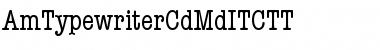 AmTypewriterCdMdITCTT Regular Font