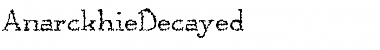 AnarckhieDecayed Regular Font