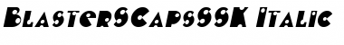 Download BlasterSCapsSSK Font