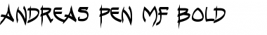 Download Andreas Pen MF Font