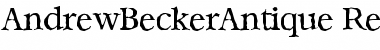 AndrewBeckerAntique Regular Font
