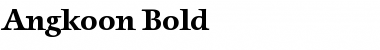 Download Angkoon-Bold Font