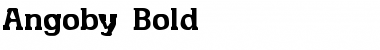 Angoby Bold Font