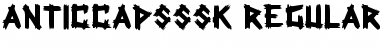 AnticCapsSSK Regular Font