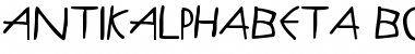 AntikAlphaBeta-Bold Regular Font