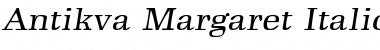 Antikva Margaret Italic Font
