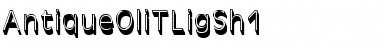 AntiqueOliTLigSh1 Regular Font