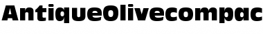 AntiqueOlivecompact Regular Font