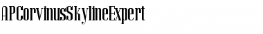 Download APCorvinusSkylineExpert Font