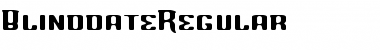 Blinddate Regular Font