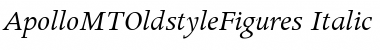 Download ApolloMTOldstyleFigures Font