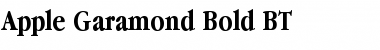 Apple Garamond BT Bold Font