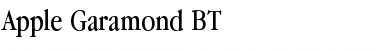 Apple Garamond BT Regular Font