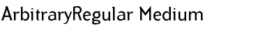 Download ArbitraryRegular Font