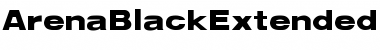 ArenaBlackExtended Regular Font